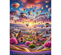 2000 Pieces Jigsaw Puzzles for Adults,Family Challenging Puzzle Game,Fun Intellectual Art puzzles for Decompression and Home Decor Scenic Hot Air Balloon(39.4x27.5 inch)