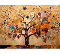 2000 Pieces Jigsaw Puzzles for Adults,Family Challenging Puzzle Game,Fun Intellectual Art puzzles for Decompression and Home Decor Abstract Tree of Life(39.4x27.5 inch)