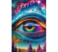 2000 Pieces Jigsaw Puzzles for Adults,Family Challenging Puzzle Game,Fun Intellectual Art puzzles for Decompression and Home Decor Dreamy Eye Landscape(39.4x27.5 inch)