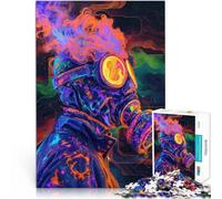 2000 Pieces Jigsaw Puzzles for Adults Gas Mask Overflow Made of cardboard,for age 14+ Decompressing Intellectual Educational Toy Offered as gifts for the whole family。size:70x100cm/27.5x39.3inch