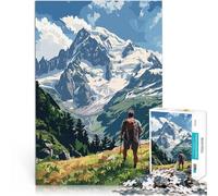 2000 Pieces Jigsaw Puzzles for Adults Mont Blanc France Mountain Mustermontage Die Liebe zwischen Paaren stärken70x100cm