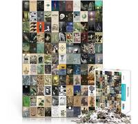 2000 Pieces Jigsaw Puzzles for Adults Retro Art Mosaic Poster Analyse und Logik Geburtstagsgeschenk, Geschenke, Wandkunst70x100cm