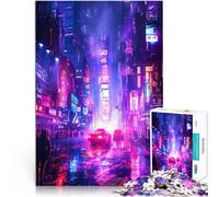 2000 Pieces Jigsaw Puzzles for Adults RGB Neon City Herausfordernd Schwierig Verbessern Sie das Gedächtnis70x100cm