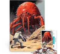 2000 Pieces Jigsaw Puzzles for Adults Space Monster Clash Spiele Spielzeug Geschenk Wunschliste mit dem Weihnachtsmann70x100cm