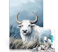 2000 Pieces Jigsaw Puzzles for Adults White Buffalo Illustration Präzisionsschnitt Die Liebe zwischen Paaren stärken70x100cm
