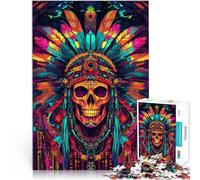 2000 Pieces Jigsaw Puzzles for teenagers Chief Skull Familienspiel für und Wanddekoration Einzigartige Geburtstags- und Weihnachtsgeschenke70x100cm