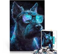 2000 Pieces Jigsaw Puzzles for teenagers Miniature Schnauzer Dog Familienspaß Wunschliste mit dem Weihnachtsmann70x100cm