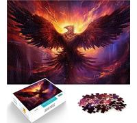 2000 Pieces Jigsaw Puzzles for teenagers Phoenix Flames Toys Educational Games Stress Relieving 70x100cm Birthday Gifts for Age 14