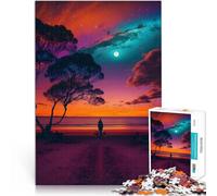 2000 Pieces Jigsaw Puzzles for teenagers sunset in the beach Familienaktivität Geburtstagsgeschenk, Geschenke, Wandkunst70x100cm