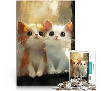 2000 Pieces Jigsaw Puzzles for teenagers Two Cute Kittens Quizspiel eignet sich ideal als Geschenk für die ganze Familie70x100cm
