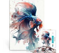 2000 Pieces Jigsaw Puzzles for teenagers Watercolor Siamese Fighting Fish Lernspielzeug Eltern-Kind-Interaktion70x100cm