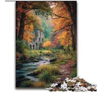 2000 Pieces Jigsaw Puzzles For Teens And Adults Autumn Forest Suitable for People Aged 14 And Above Educational Game Challenge Toy Gift For Birthdays 70x100cm