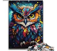2000 Pieces Jigsaw Puzzles For Teens And Adults Colorful Owl Stress Reliever Difficult Challenge Unique Home Decor And Gifts 70x100cm