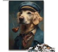 2000 Pieces Jigsaw Puzzles For Teens And Adults Golden Retriever Detective for Age 14+ Intellectual Game Christmas Birthday Gifts 70x100cm