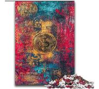 2000 Pieces Jigsaw Puzzles For Teens And Adults Graffiti Bitcoin Family Entertainment Toys with Matching Poster And Trivia Sheet 70x100cm