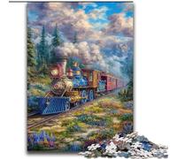 2000 Pieces Jigsaw Puzzles For Teens And Adults Moving Train,for Educational Game Challenge Toy Birthday Present,Gifts,Wall Art 70X100CM