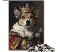 2000 Pieces Jigsaw Puzzles For Teens And Adults Noble Corgi for Age 14+ Intellectual Game Christmas Birthday Gifts 70x100cm