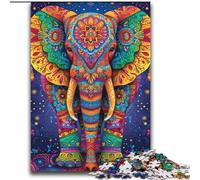 2000 Pieces Jigsaw Puzzles For Teens And Adults Psychedelic Elephant Stress Reliever Difficult Challenge Unique Home Decor And Gifts 70x100cm