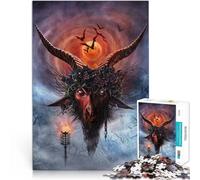 2000 Pieces Jigsaws Adults Puzzles Gifts “Demon skull” Made of cardboard，for and 14 years and over Parent-child interaction Great gift for gaming。size：70x100cm/27.5x39.3inch