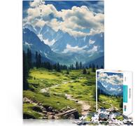 2000 Pieces Jigsaws Adults Puzzles Gifts Spring Mountains - Aurora Ridge Peaks Made of cardboard，for age 14+ Challenging To Complete But Fun And Humorous great gift。size：70x100cm/27.5x39.3inch