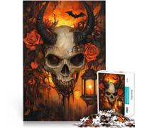 2000 Pieces Puzzles for Adults Evil Skeleton Learning Educational Toys Family Games 70x100cm Gifts Ideas for Age 14