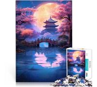 2000 Pieces Puzzles for Adults Japanese Mystic Moonlight Stressabbau-Spielzeug Verbessern Sie das Gedächtnis70x100cm