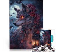 2000 Pieces Puzzles for Adults Ominous Wolf Dekomprimierendes intellektuelles Lernspielzeug Wichtelgeschenke70x100cm