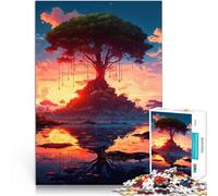 2000 Pieces Puzzles for Adults Reflections at Dawn Anspruchsvoll, aber lustig und humorvoll Kunstwerk Geschenk70x100cm