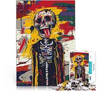 2000 Pieces Puzzles for Adults Skull Rebel with Tongue Out Schwierig und herausfordernd Eltern-Kind-Interaktion70x100cm