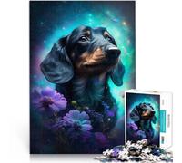 2000 Pieces Puzzles for Adults Space Animal Dachshund Decompressing Intellectual Educational Toy Enhance memory 27.56 in x39.37 in