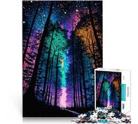 2000 Pieces Puzzles for Adults teenagers Galactic Night Made of cardboard for age 14+ Educational Games For Adults and teenagers Artwork Gift 。size：70x100cm/27.5x39.3inch