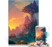 2000 Pieces Puzzles for Adults The Valley Lernspiel-Herausforderungsspielzeug Geburtstagsgeschenk, Geschenke, Wandkunst70x100cm