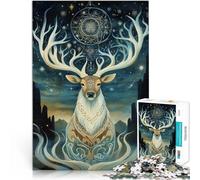 2000 Pieces Puzzles for teenagers Ancient colored elk Analysis and logic 70x100cm deal as gifts for the whole family for Age 14 Years Up