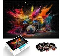 2000 Pieces Puzzles for teenagers Exploding Drum Kit Stressabbau-Spielzeug mit vollständig ineinander greifenden, zufällig geformten Teilen70x100cm