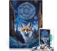 2000 Pieces Puzzles for teenagers Fantasy Fox Analysis and logic 70x100cm is ideal as gifts for the whole family for and 14 Years old