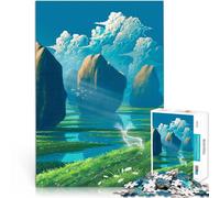 2000 Pieces Puzzles for teenagers The valley of lakes Lernspiele Heimdekoration Geeignet für die Schreibtischdekoration70x100cm