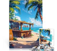 2000 Pieces Puzzles for teenagers Tropical Surf Beach Bar pädagogische Herausforderung für Heimdekoration70x100cm
