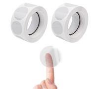 2000 Pieces Retail Package Seals, 2.5 * 2.5cm Clear Round Package Stickers, Self-Adhesive Seal Label Sticker for Gift Wrapping, Packaging, Envelopes, Boxes & Presents (2 Rolls)