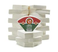 2000 Size 2 Coffee Filter Paper Cones, White by EDESIA ESPRESS