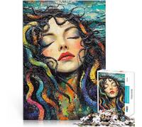2000 teenager Pieces Jigsaw Puzzle Artistic painting Medusa Fun Games 70x100cm gifts for friends and family for Age 14 Years Up
