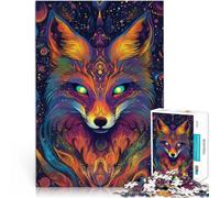 2000 teenager Pieces Jigsaw Puzzle fox art Familienspiel zum Stressabbau, schwierige Herausforderung tolles Geschenk70x100cm