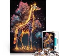 2000 teenager Pieces Jigsaw Puzzle giraffe neon Lernspiel-Herausforderungsspielzeug Verbessern Sie das Gedächtnis70x100cm