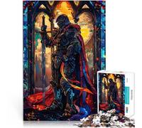 2000 teenager Pieces Jigsaw Puzzle Knight Paladin Stained Pädagogisches Familienspiel Geburtstagsgeschenke70x100cm