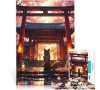 2000 teenager Pieces Jigsaw Puzzle Mystic Kitsune Gateway Schwierig und herausfordernd Kunstwerk Geschenk70x100cm
