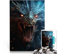 2000 teenager Pieces Jigsaw Puzzle Mystical screaming Dragon Family Fun 70x100cm is ideal as gifts for the whole family for Age 14+