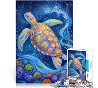 2000 teenager Pieces Jigsaw Puzzle turtle watercolor animal Hands-on-Spiel eignet sich ideal als Geschenk für die ganze Familie70x100cm