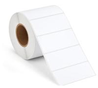 2000 White Address Labels on Roll 89 x 36 mm - Self Adhesive Sticky Labels for Printer, Parcel & Shipping Labels, Multi-Purpose for Envelopes, Storage & Office Use (2000, Labels)