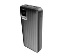 20000 mAh External Battery with USB-C/2 USB-As, featuring a digital display