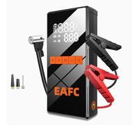 20000mAh Car Jump Starter with 150PSI Air Compressor | Tyre Inflator for Cars, Vans, Motorcycles | 12V Portable Battery Booster Pack for Petrol (Up to 4L) & Diesel (Up to 2L) Engines | LED Light, Powe