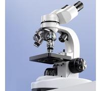 20000X/30000X Binocular Microscope, Compound Lab Microscope with WF10X & WF50X Eyepieces, 4X, 10X, 60X, 100X Achromatic Objectives for Research & Education